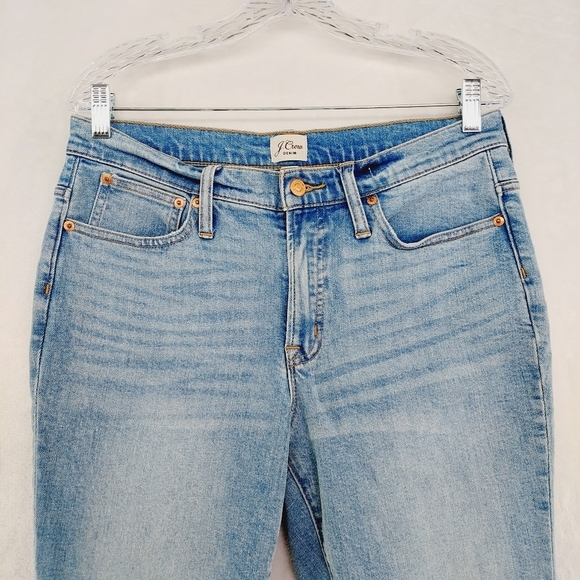 J. Crew Blue Light Wash Cotton Casual Skinny Five Pockets Jeans P4724 - Picture 2 of 10